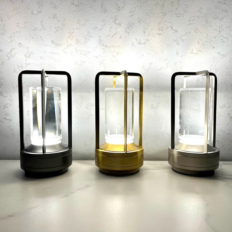 Portable Rechargeable Crystal Lamp for Stylish Lighting