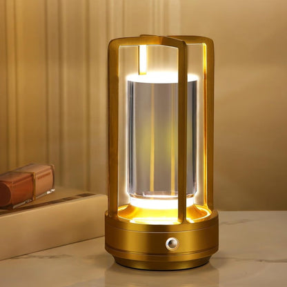 Portable Rechargeable Crystal Lamp for Stylish Lighting