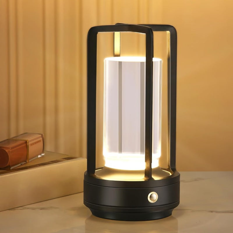 Portable Rechargeable Crystal Lamp for Stylish Lighting