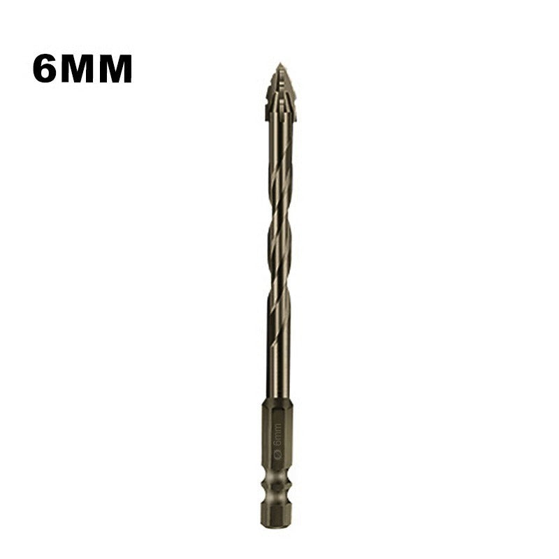 Robust Dry Drill Bit with Enhanced Four-Edge Design