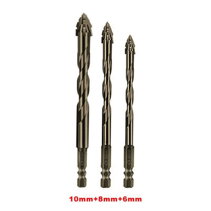 Robust Dry Drill Bit with Enhanced Four-Edge Design