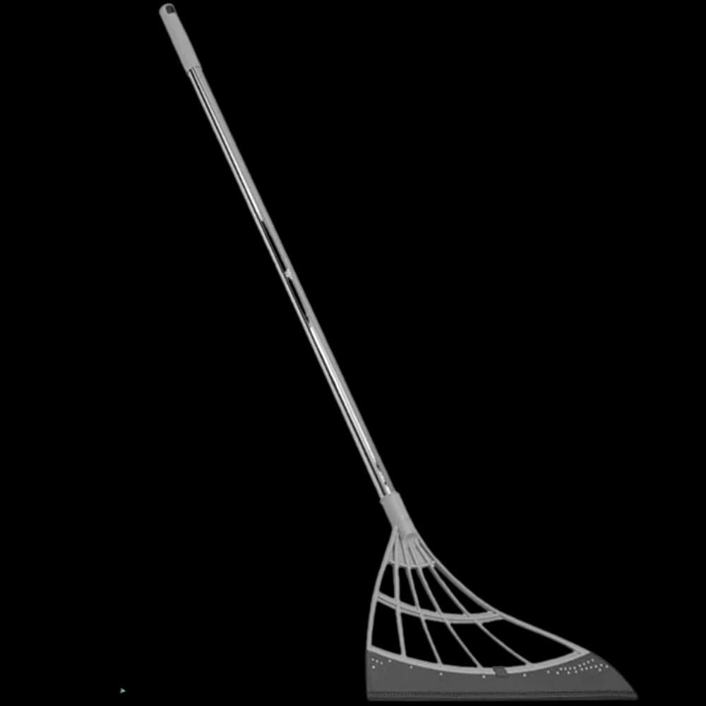 Versatile Telescopic Broom with Multi-Surface Cleaning Head