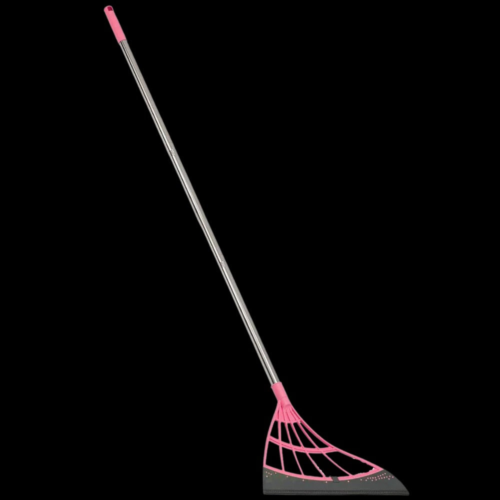 Versatile Telescopic Broom with Multi-Surface Cleaning Head
