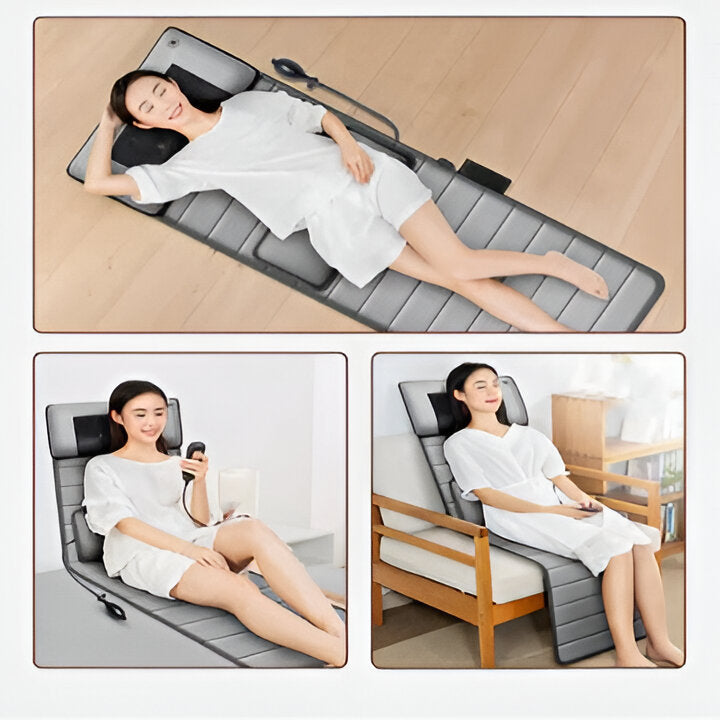 ComfortWave Massage Mat with Heat and Vibration Control