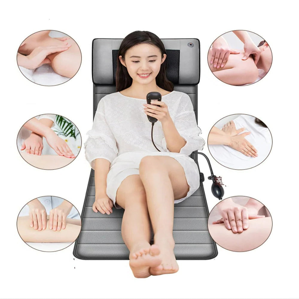 ComfortWave Massage Mat with Heat and Vibration Control
