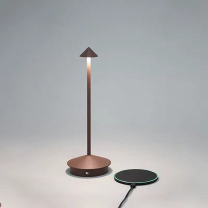 Portable LED Table Lamp with Touch Controls and Rechargeable Battery