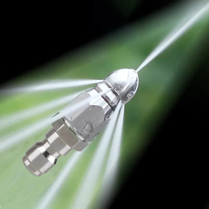 PowerJet Stainless Steel Nozzle for Pipe & Drain Cleaning