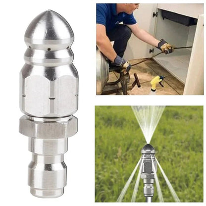 PowerJet Stainless Steel Nozzle for Pipe & Drain Cleaning