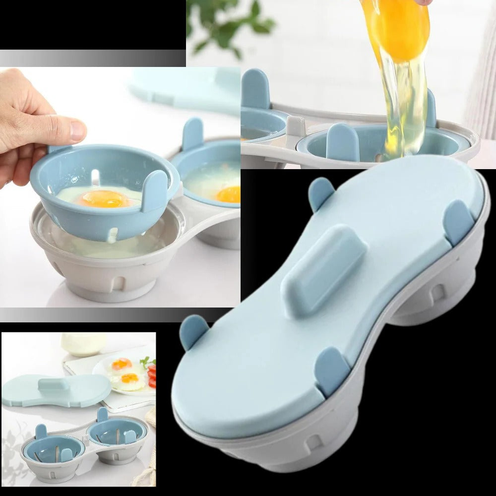 Quick-Cook Silicone Egg Steamer with Multi-Layer Design