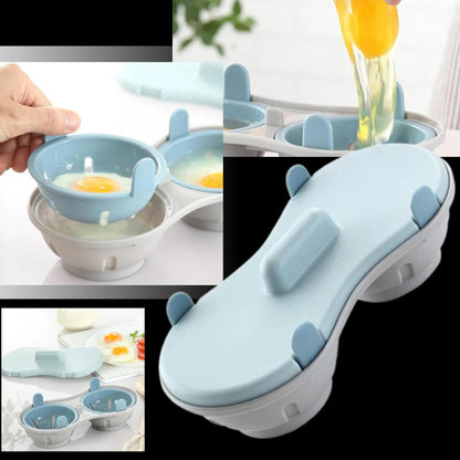 Quick-Cook Silicone Egg Steamer with Multi-Layer Design