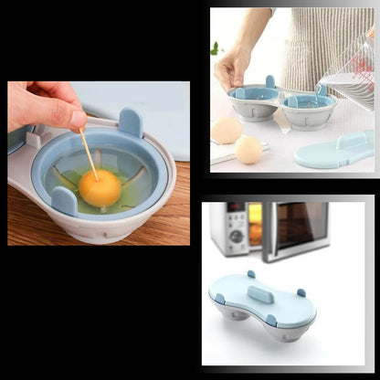 Quick-Cook Silicone Egg Steamer with Multi-Layer Design
