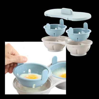 Quick-Cook Silicone Egg Steamer with Multi-Layer Design