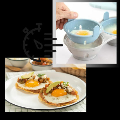 Quick-Cook Silicone Egg Steamer with Multi-Layer Design