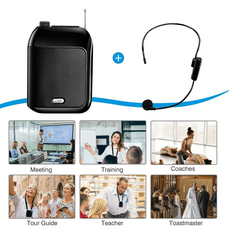 Portable Bluetooth Voice Enhancer for Educators and Guides