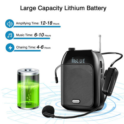 Portable Bluetooth Voice Enhancer for Educators and Guides