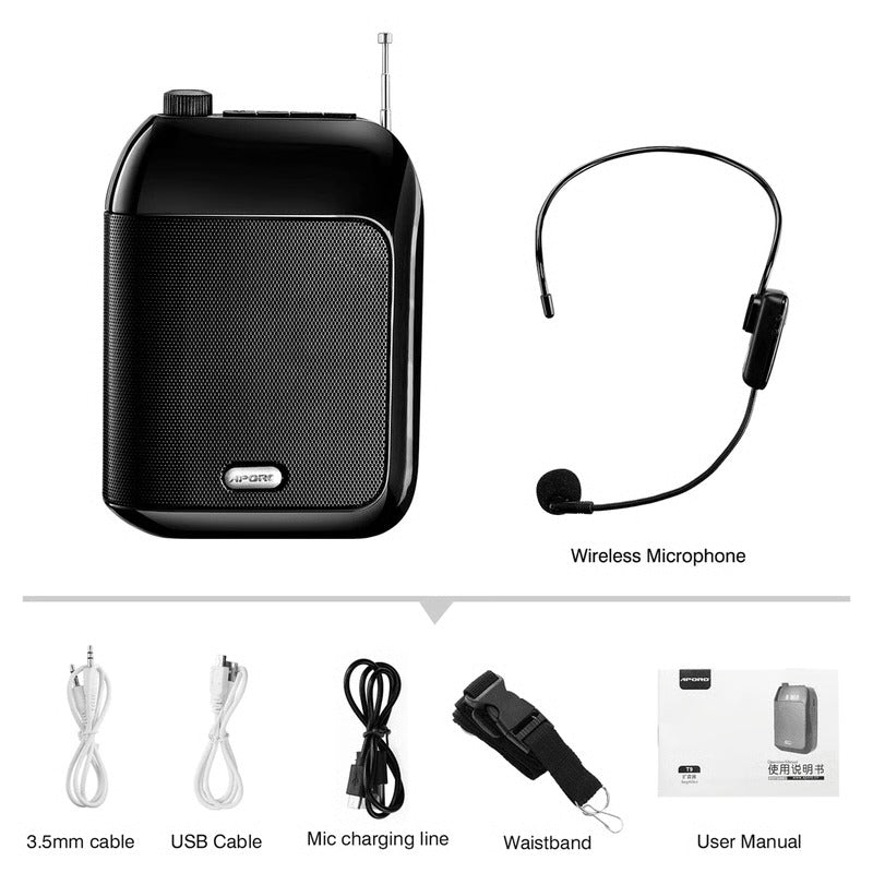 Portable Bluetooth Voice Enhancer for Educators and Guides