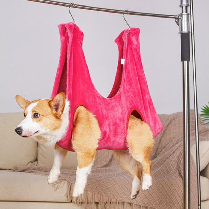 Comforting Grooming Sling for Stress-Free Pet Care