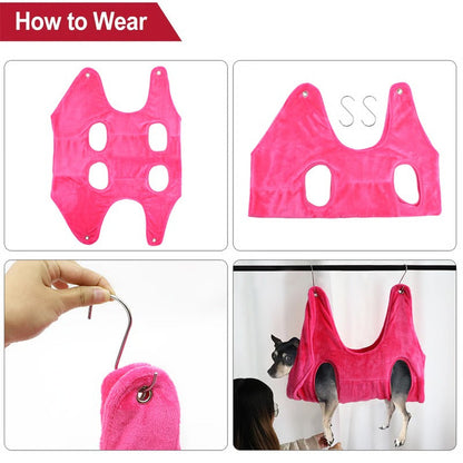 Comforting Grooming Sling for Stress-Free Pet Care