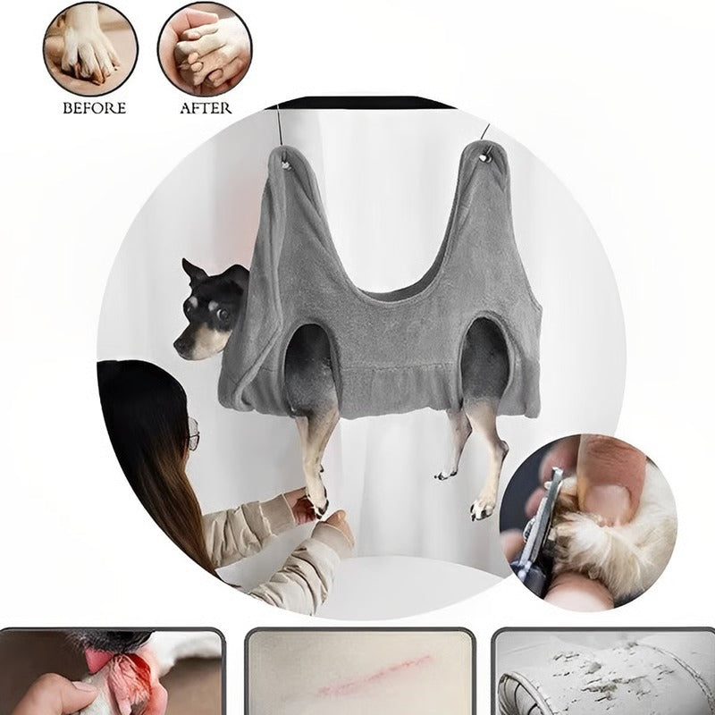 Comforting Grooming Sling for Stress-Free Pet Care