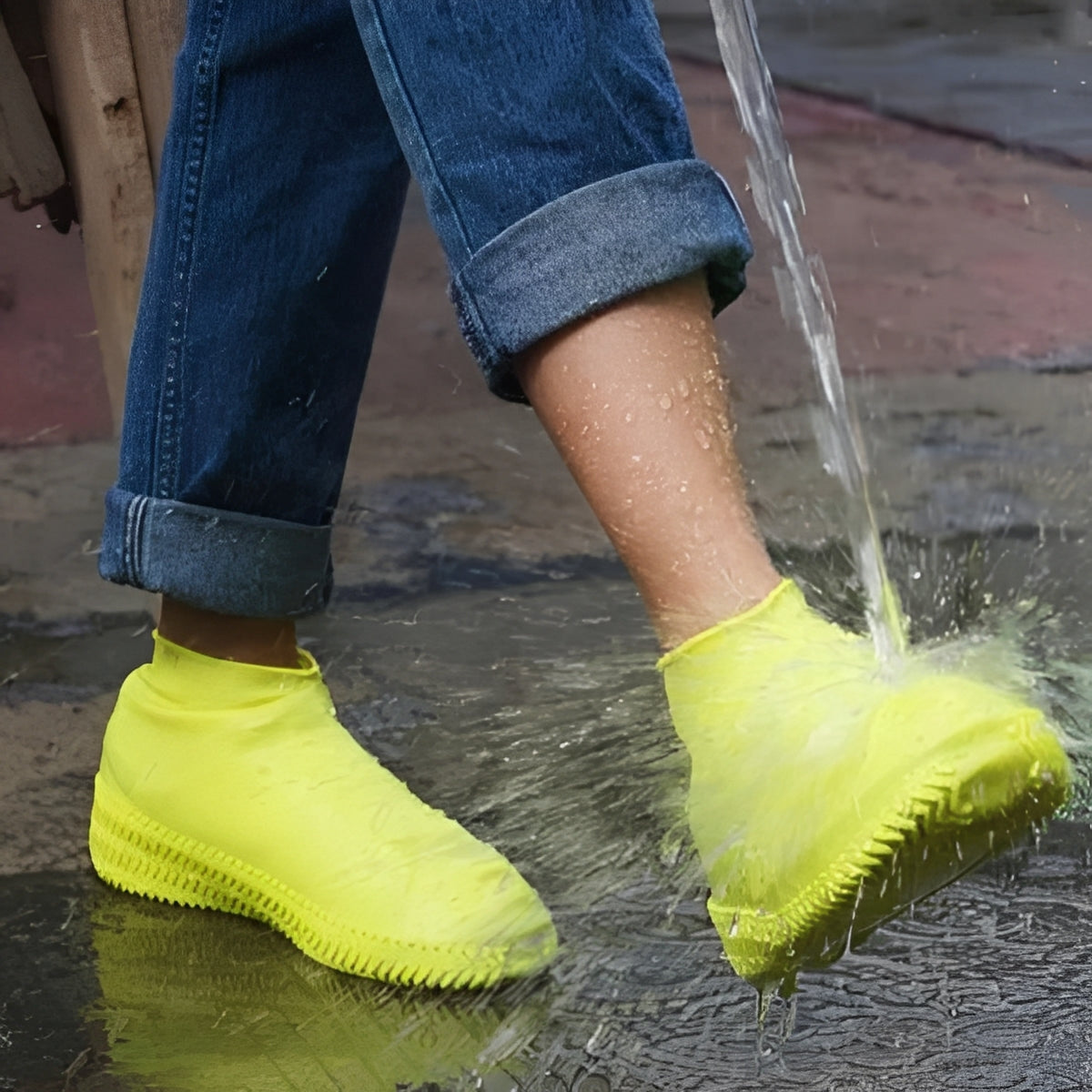 Durable Silicone Footwear Protectors for Wet Weather Adventures