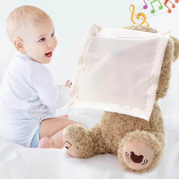 Interactive Cuddle Bear Plush Toy for Engaging Baby Play