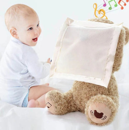 Interactive Cuddle Bear Plush Toy for Engaging Baby Play