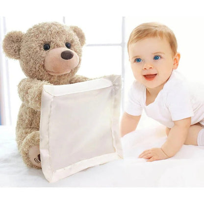Interactive Cuddle Bear Plush Toy for Engaging Baby Play