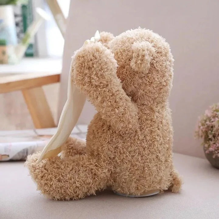 Interactive Cuddle Bear Plush Toy for Engaging Baby Play