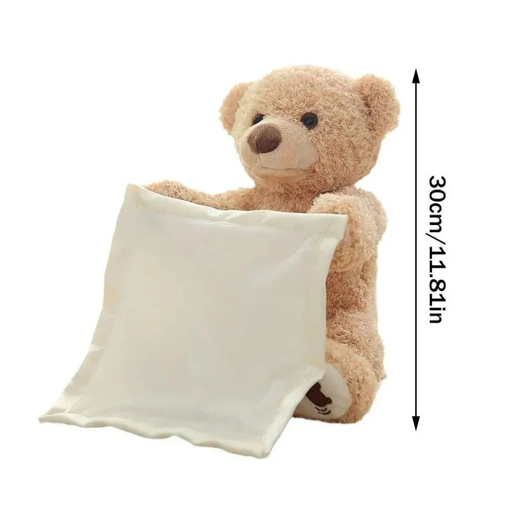 Interactive Cuddle Bear Plush Toy for Engaging Baby Play