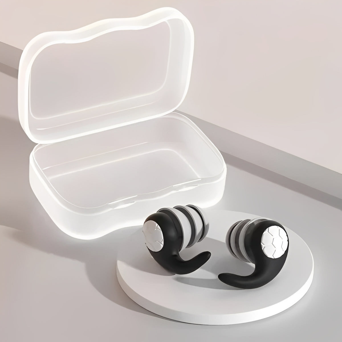 ComfortSeal Silicone Earplugs for Quiet Sleep and Focus