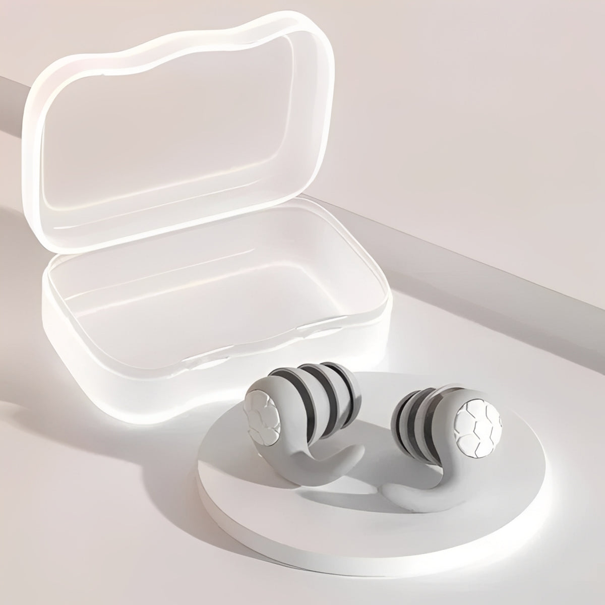 ComfortSeal Silicone Earplugs for Quiet Sleep and Focus