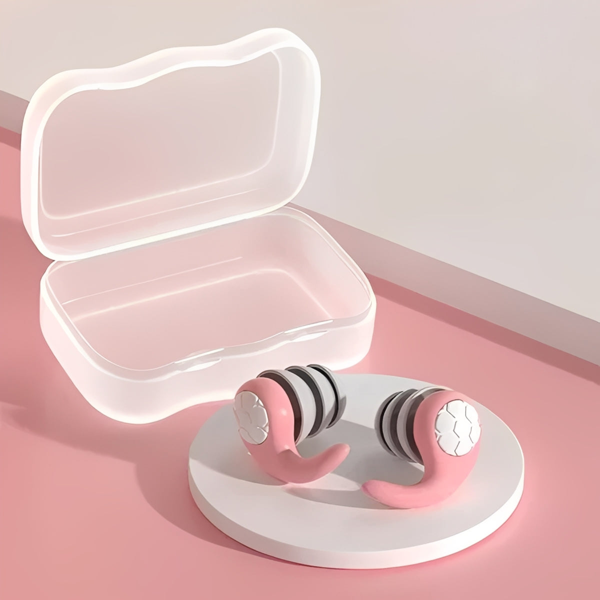 ComfortSeal Silicone Earplugs for Quiet Sleep and Focus