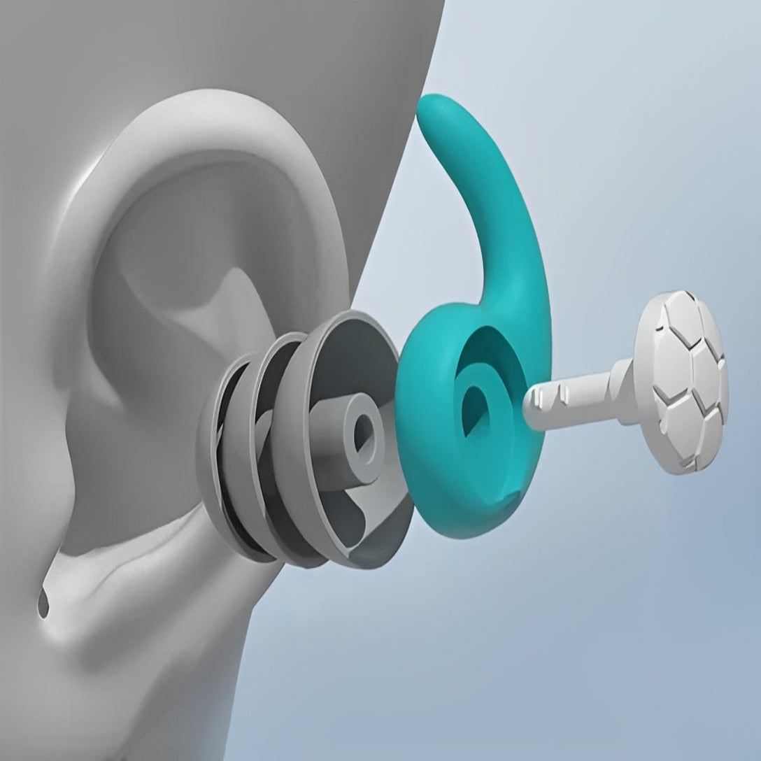 ComfortSeal Silicone Earplugs for Quiet Sleep and Focus