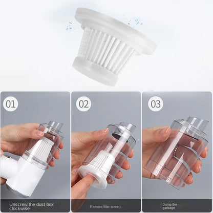 Portable Rechargeable Handheld Vacuum Cleaner for Home & Car