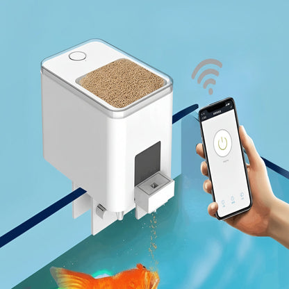Smart Fish Feeder with Timer – 17.59 oz Capacity