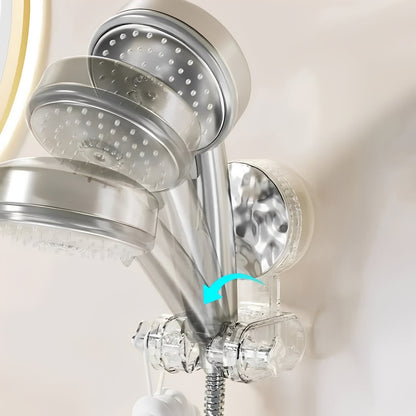 Versatile Shower Head Mount with Easy Suction Setup