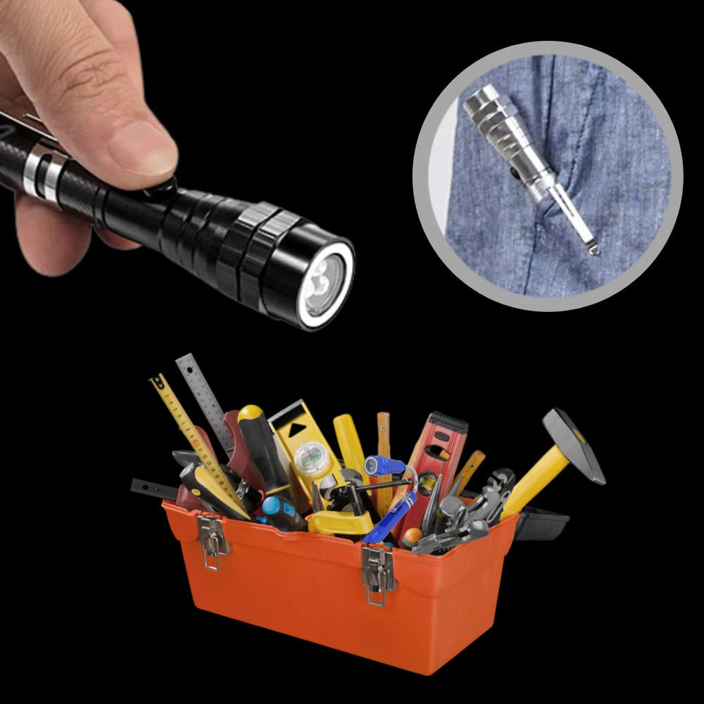 Adjustable Magnetic LED Work Light for Tight Spaces