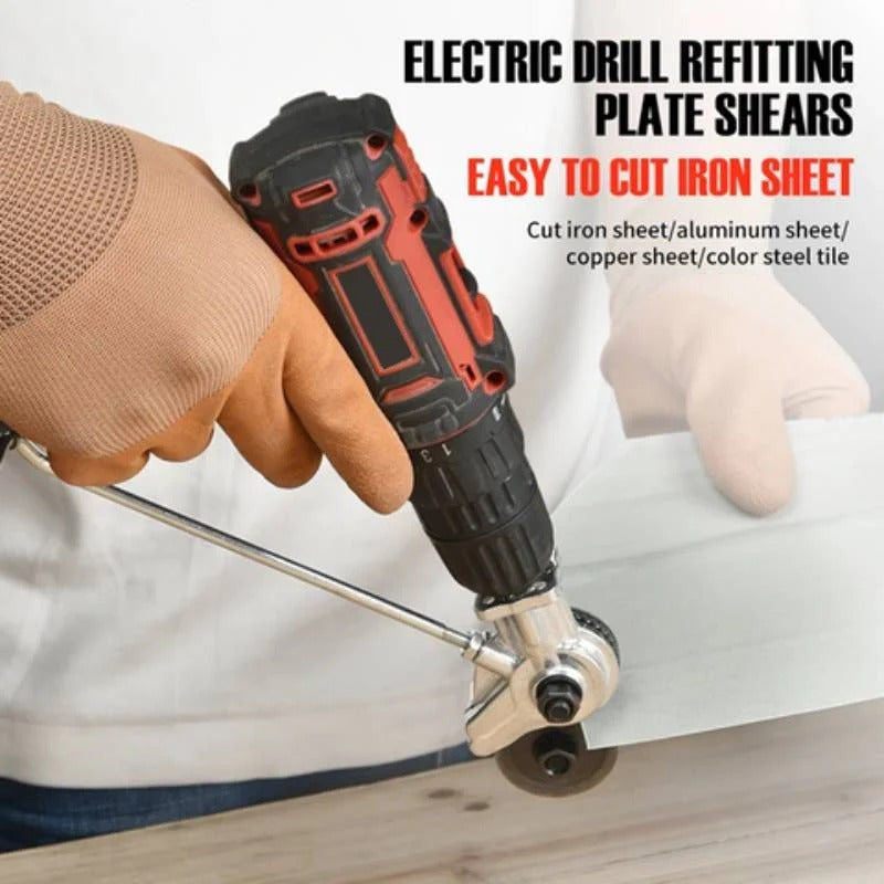 Versatile Metal Cutting Attachment for Electric Drills