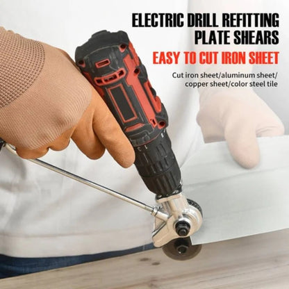 Versatile Metal Cutting Attachment for Electric Drills