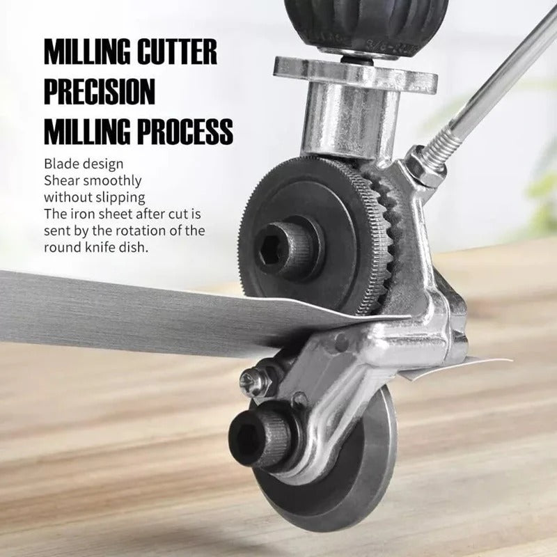 Versatile Metal Cutting Attachment for Electric Drills