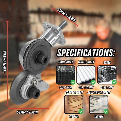 Versatile Metal Cutting Attachment for Electric Drills