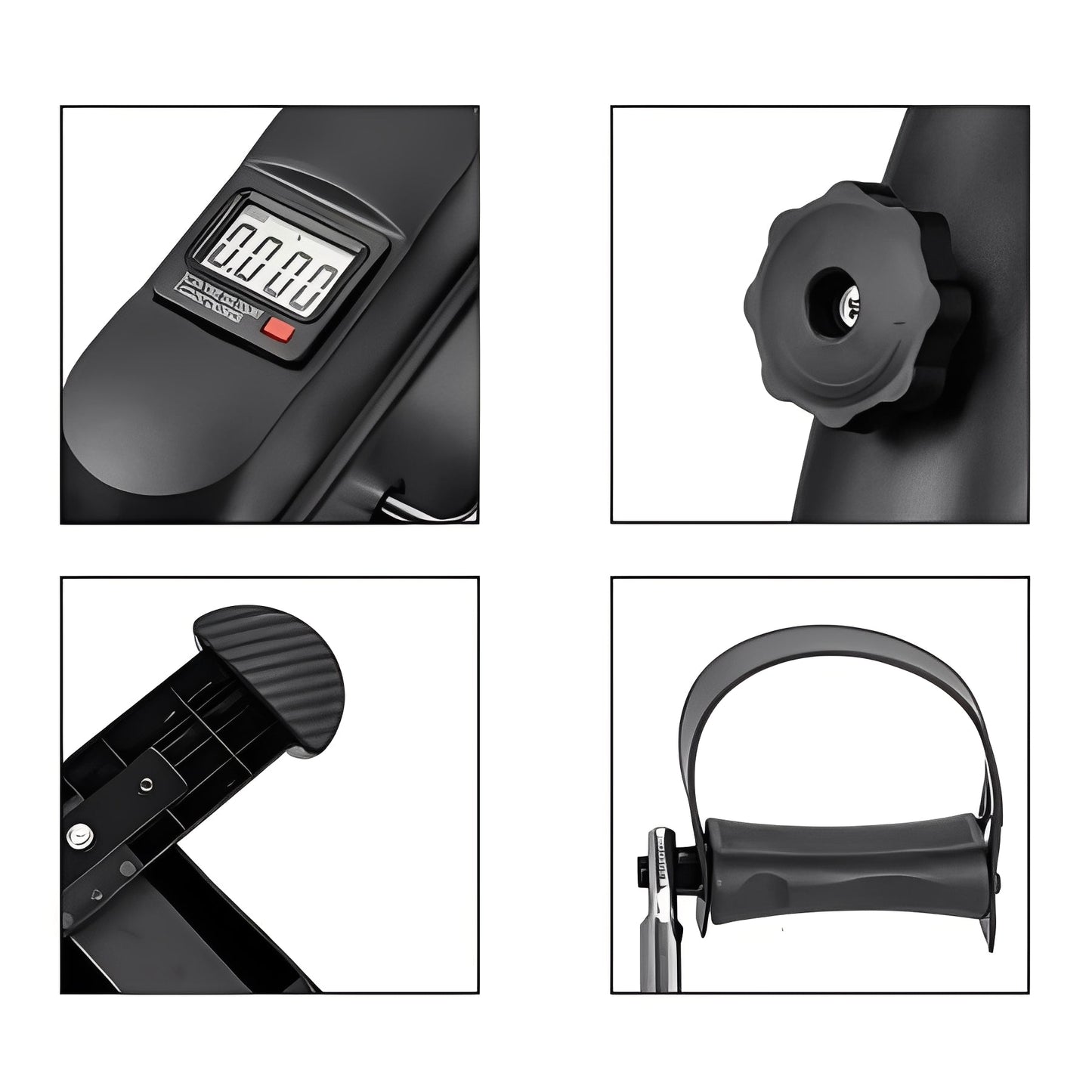 Compact Under-Desk Exercise Bike with LCD Readout