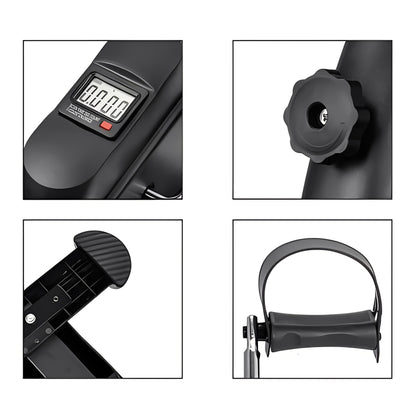Compact Under-Desk Exercise Bike with LCD Readout