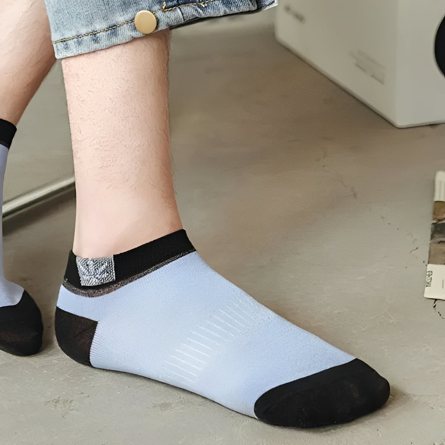 Men's Ankle Socks - 20 Pairs in Vibrant Assortments