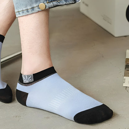 Men's Ankle Socks - 20 Pairs in Vibrant Assortments