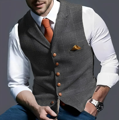 Classic Tailored Vest with Timeless Elegance