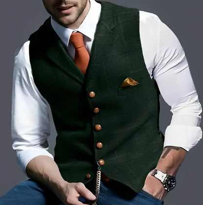 Classic Tailored Vest with Timeless Elegance