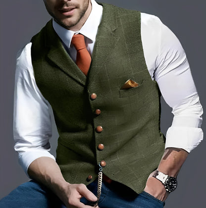 Classic Tailored Vest with Timeless Elegance