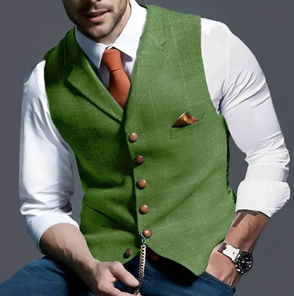 Classic Tailored Vest with Timeless Elegance
