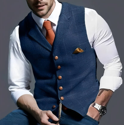 Classic Tailored Vest with Timeless Elegance